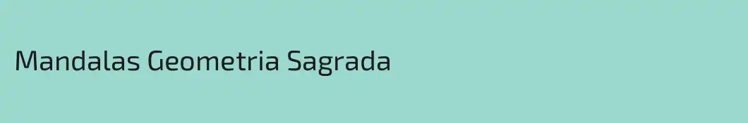 Mandalas Geometria Sagrada